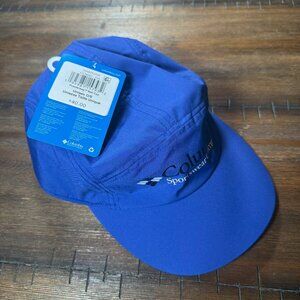 NWT Columbia Omni-Tech Powderkeg Unisex Insulated Blue 5-Panel Ball Cap Hat